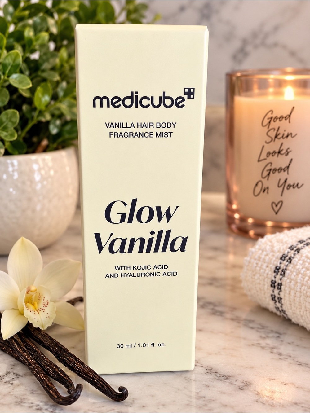 medicube Glow Vanilla Vanilla Hair & Body Fragrance Mist